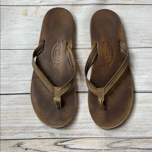 rainbow sandals classic leather
